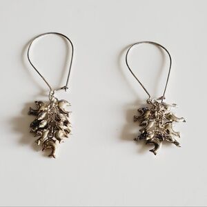 Vtg. Sterling Silver Dangle Earrings